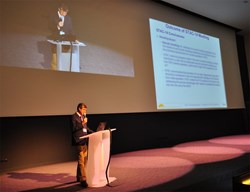 On 16 May, Joaquín Sánchez presented the outcome of the 14th meeting of the ITER Council Science and Technology Advisory Committee to the ITER staff. (Click to view larger version...)